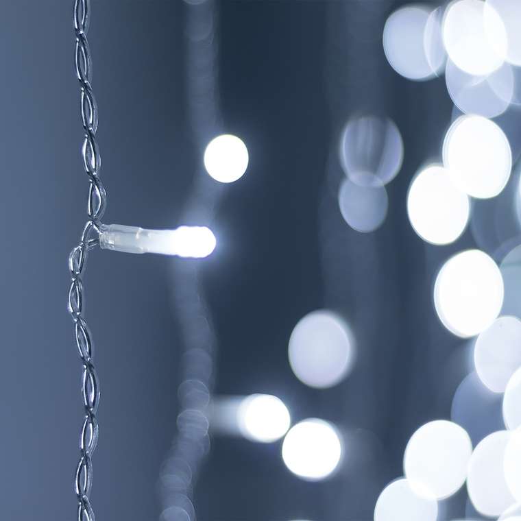 Светодиодная гирлянда ARD-CURTAIN-HOME-2000x2500-CLEAR-300LED White (230V, 12W) (Ardecoled, IP20) 024834