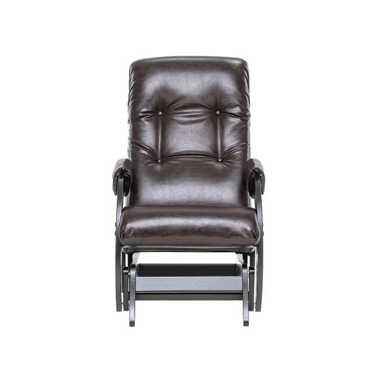 Кресло-качалка Модель 68 темно-коричневого цвета