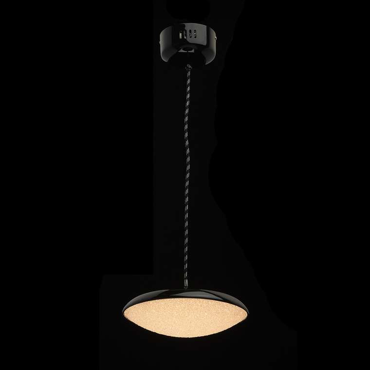 Подвесной светодиодный светильник Перегрина черного цвета
