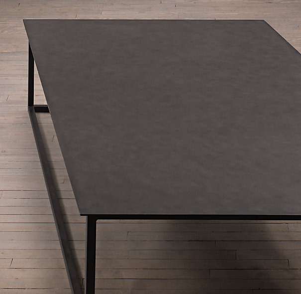 Кофейный столик Mercer rectangular blackened rust