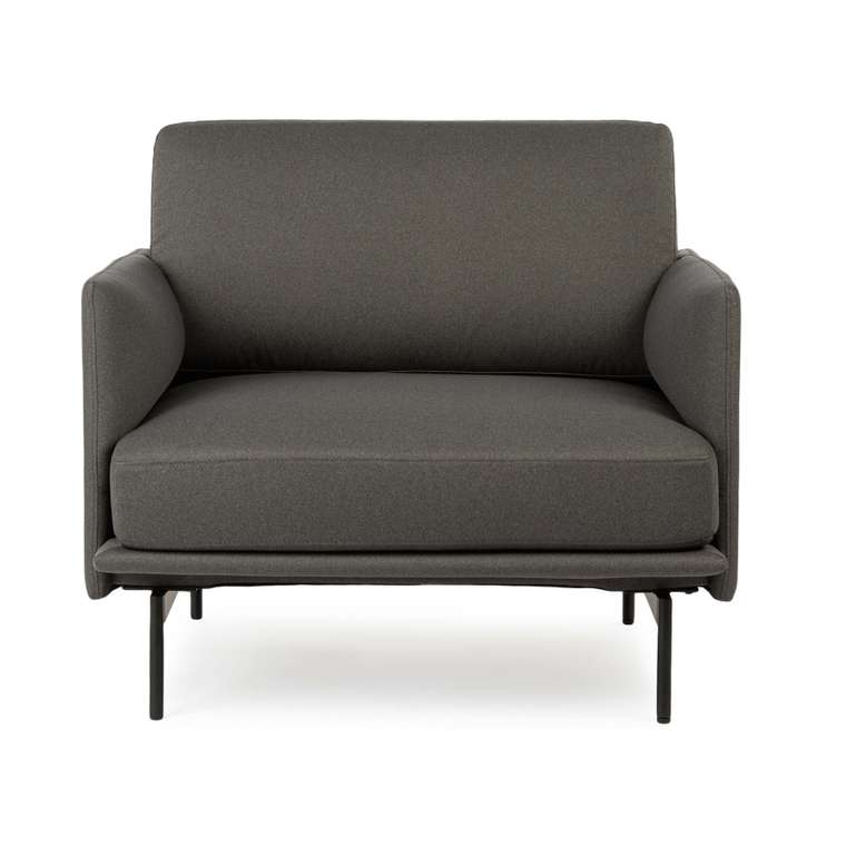 Кресло Bebe темно-серого цвета