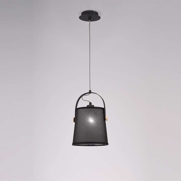 Подвесной светильник Nordica Black 4927 (ткань, цвет черный)