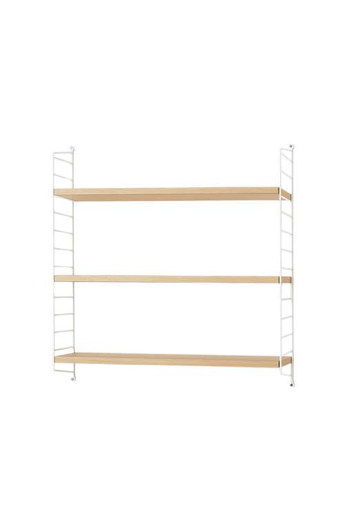 Настенная полка 80х75х30 бежевого цвета