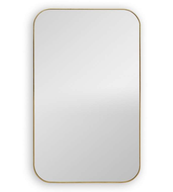 Настенное зеркало Smart М в раме золотого цвета