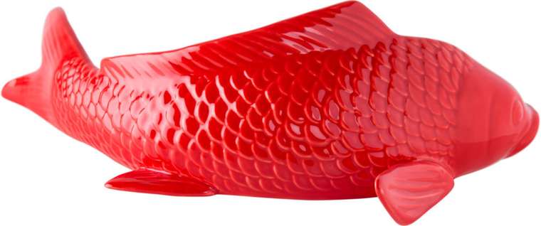 Декор из керамики Mirror Fish red middle