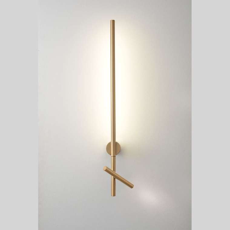 Настенный светильник CLT 358W2 BS (металл, цвет латунь)