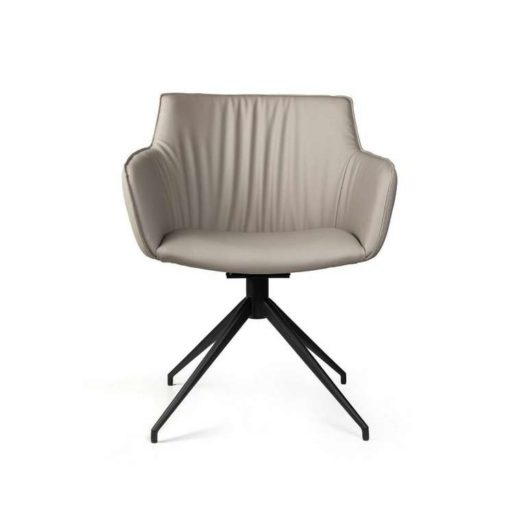 Обеденный стул-кресло Sofia серого цвета