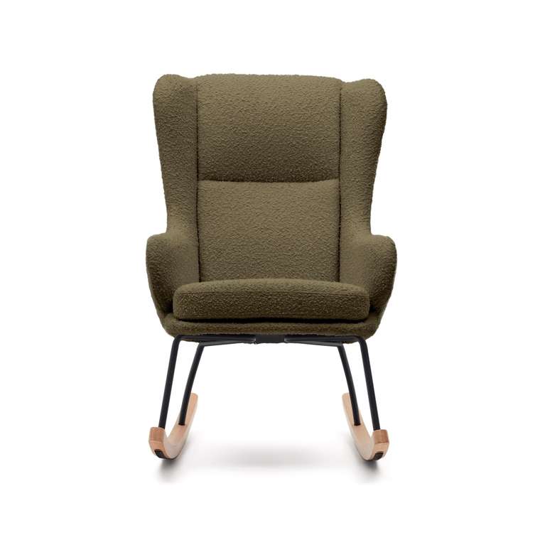 Кресло-качалка Maustin темно-зеленого цвета