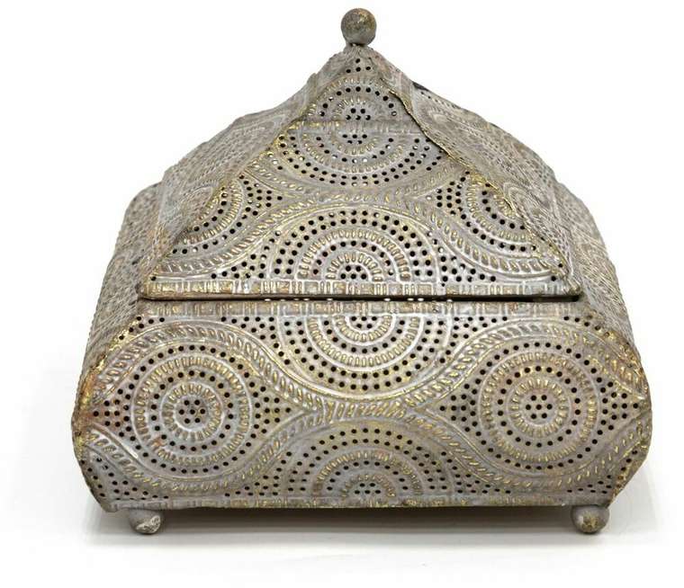 Шкатулка серого цвета