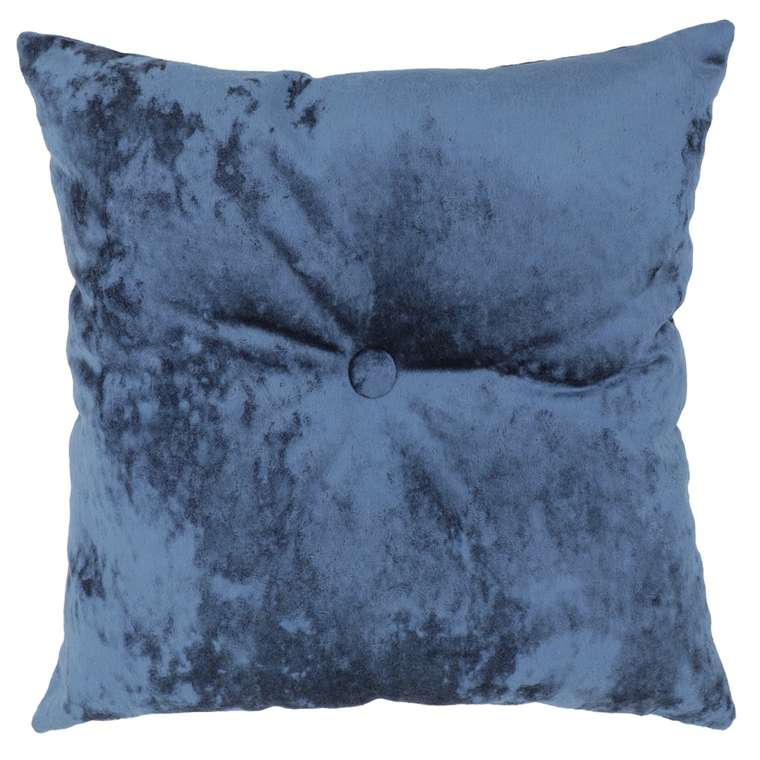 Подушка декоративная Мадейра синего цвета