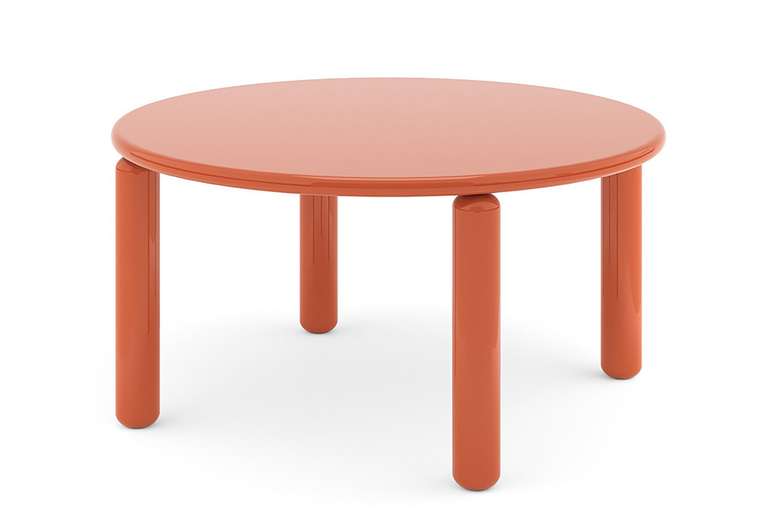 Столик журнальный Блейр оранжевого цвета