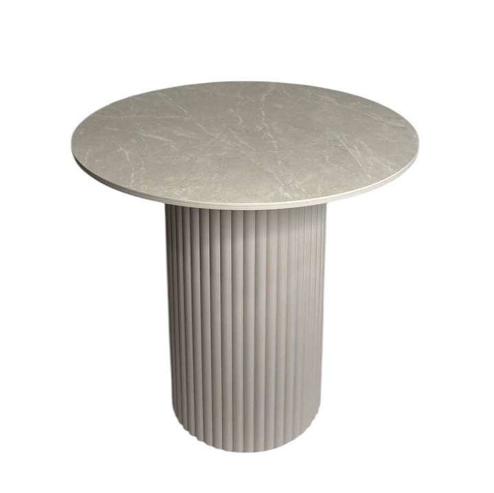 Обеденный стол Фелис 80 серо-бежевого цвета