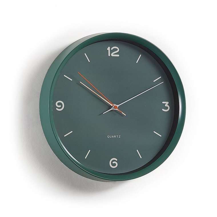 Настенные часы Mercure из зеленого пластика