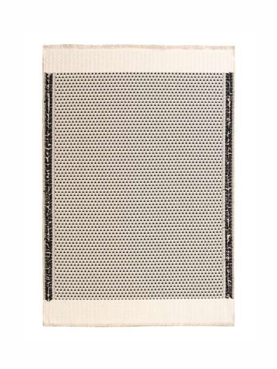 Ковер Kilim Latice 160x230 бежево-серого цвета