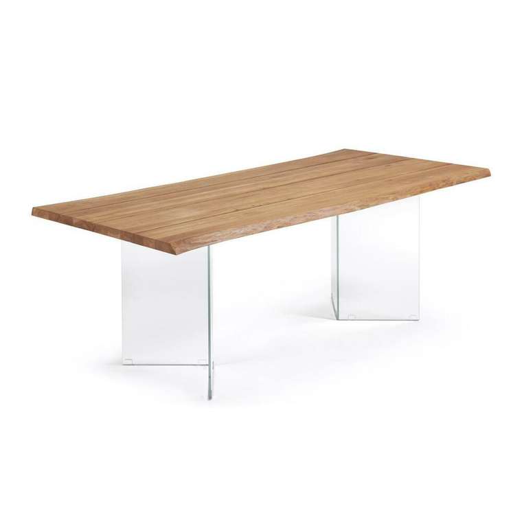 Обеденный стол Levik коричневого цвета