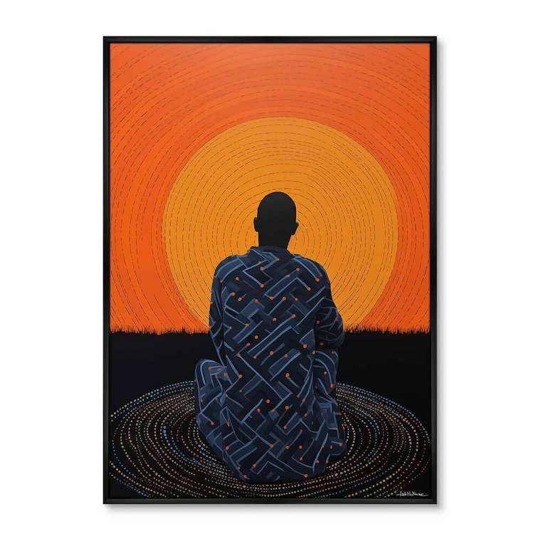 Репродукция картины Waiting for the Sun, 2024г.