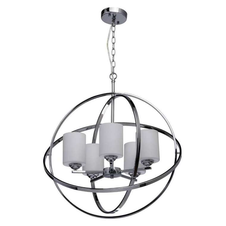 Подвесная люстра MW-Light Альгеро с плафонами из стекла