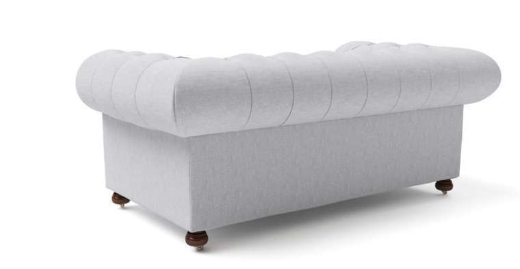 Раскладной диван Chesterfield Lux MTR светло-серого цвета