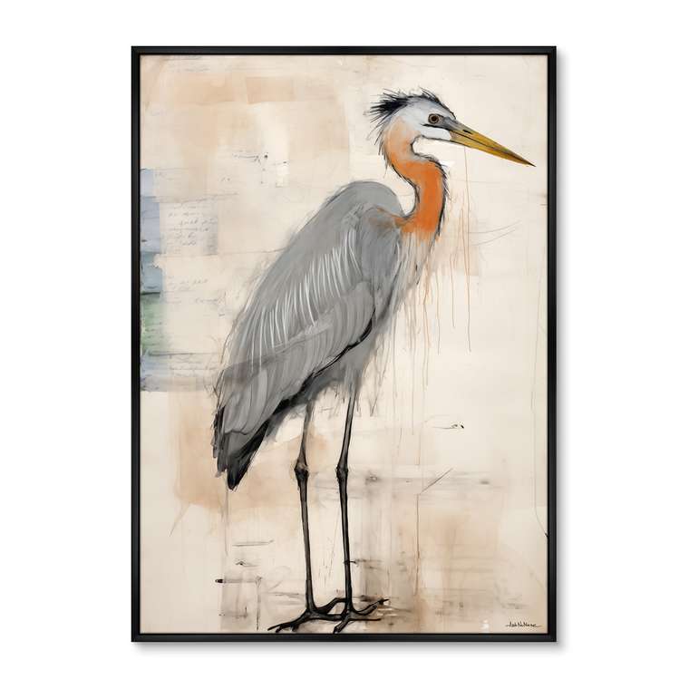 Репродукция картины Herons, No 1, 2024г.