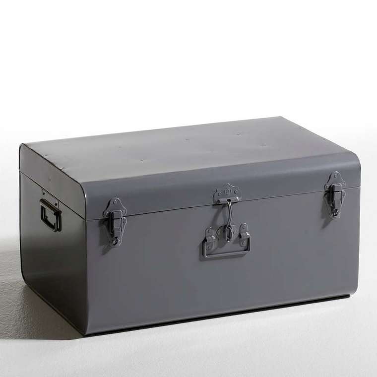 Металлический ящик Masa серого цвета