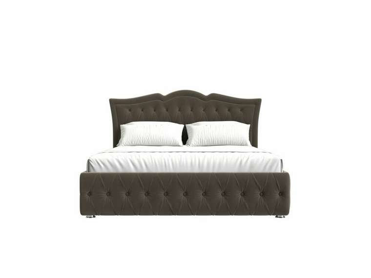 Кровать Герда 180х200 коричневого цвета с подъемным механизмом