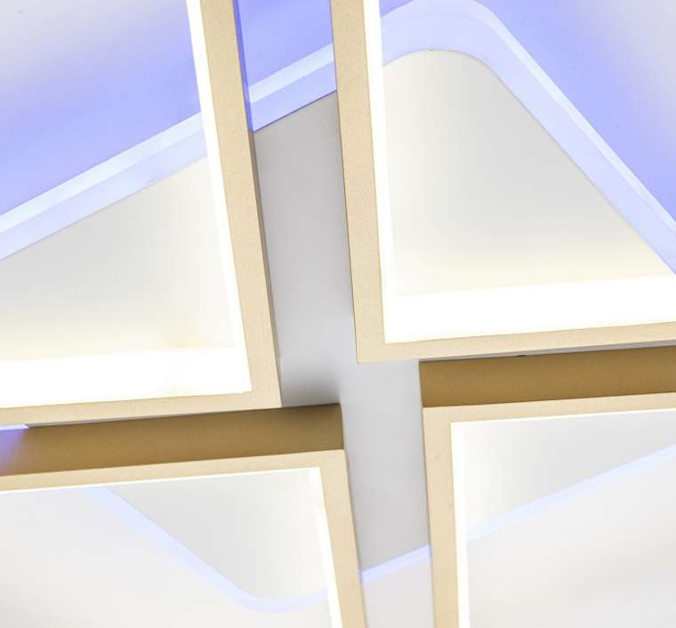 Потолочная люстра с пультом светодиодная Escada Denise 10245/4LED BL