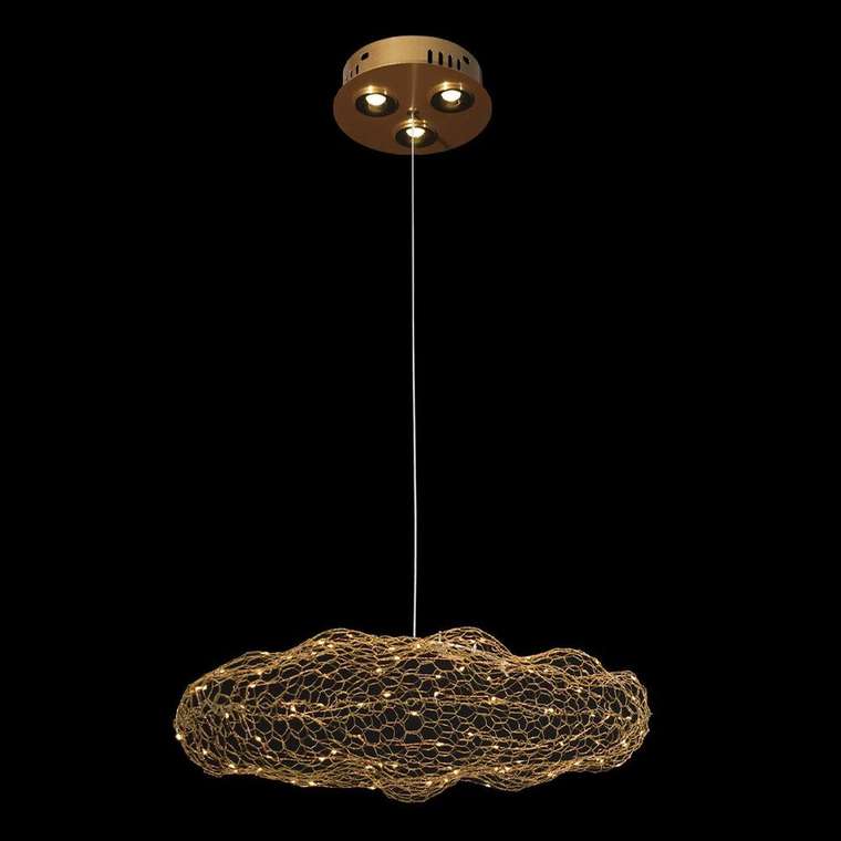 Подвесной светильник Cloud 10247/550 Gold (металл, цвет матовое золото)