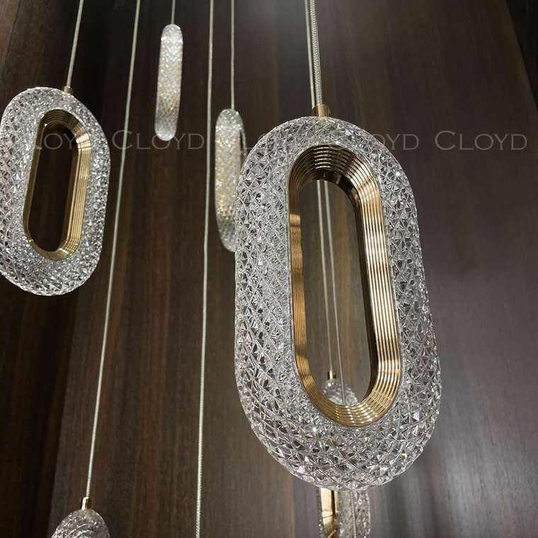 Люстра Cloyd DIOFANT C13 / выс. 280 см - золото