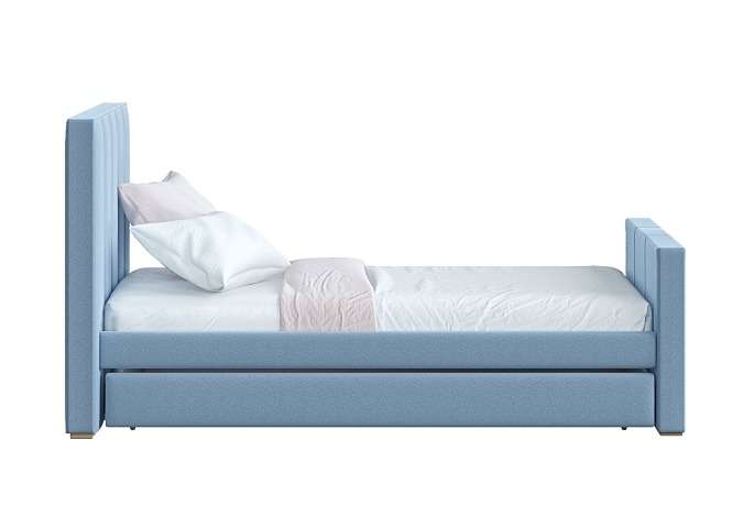 Кровать Cosy спальное место 90х200 голубого цвета