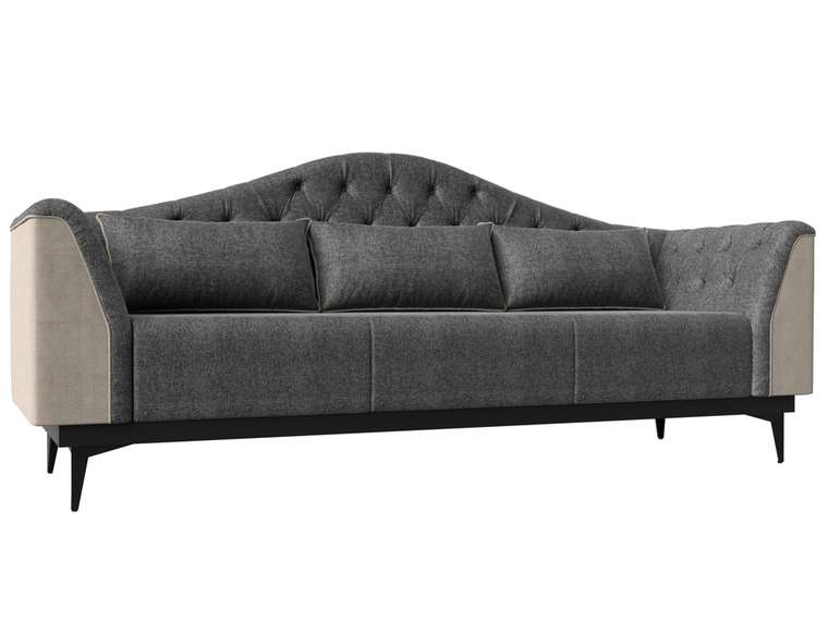 Прямой диван-кровать Флорида серого цвета