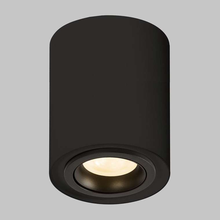 Светильник GU10 1*50W потолочный спот Черный IL.0005.2400-BK