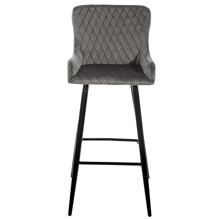 Барный стул Mint серого цвета