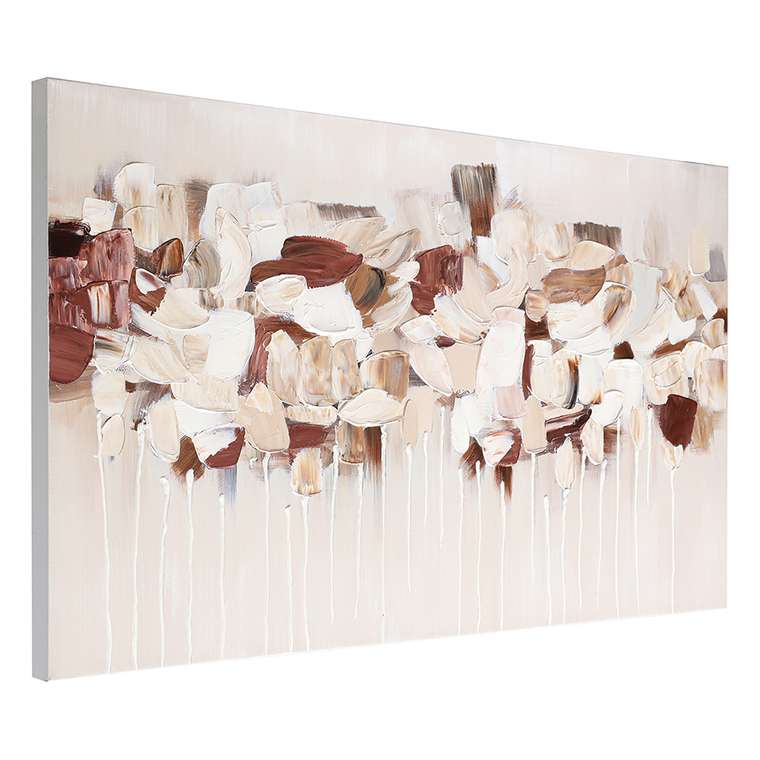 Панно декоративное Fleur 70х120 бежевого цвета