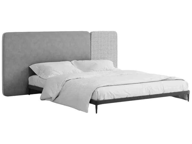 Кровать Licata 180х200 композиция 5 серого цвета