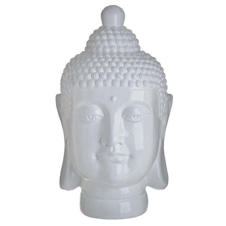 Декор настольный Buddha белого цвета