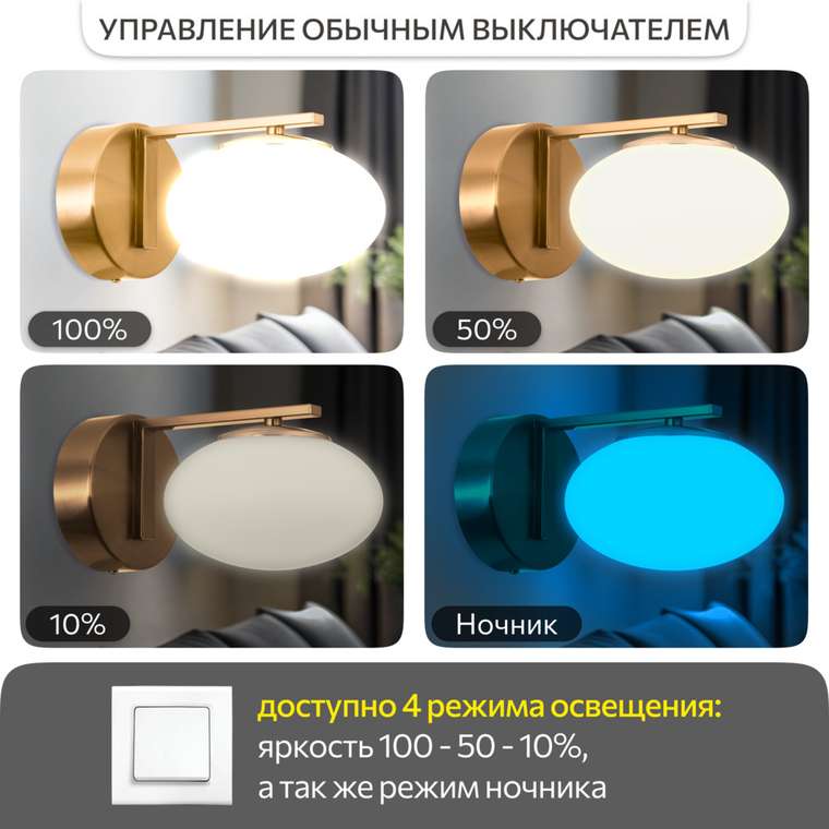 Citilux ATMAN SMART CL226B313 Бра светодиодное Бронза