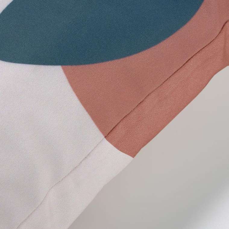 Чехол для подушки Abish с геометрическими фигурами бежевого цвета 45х45