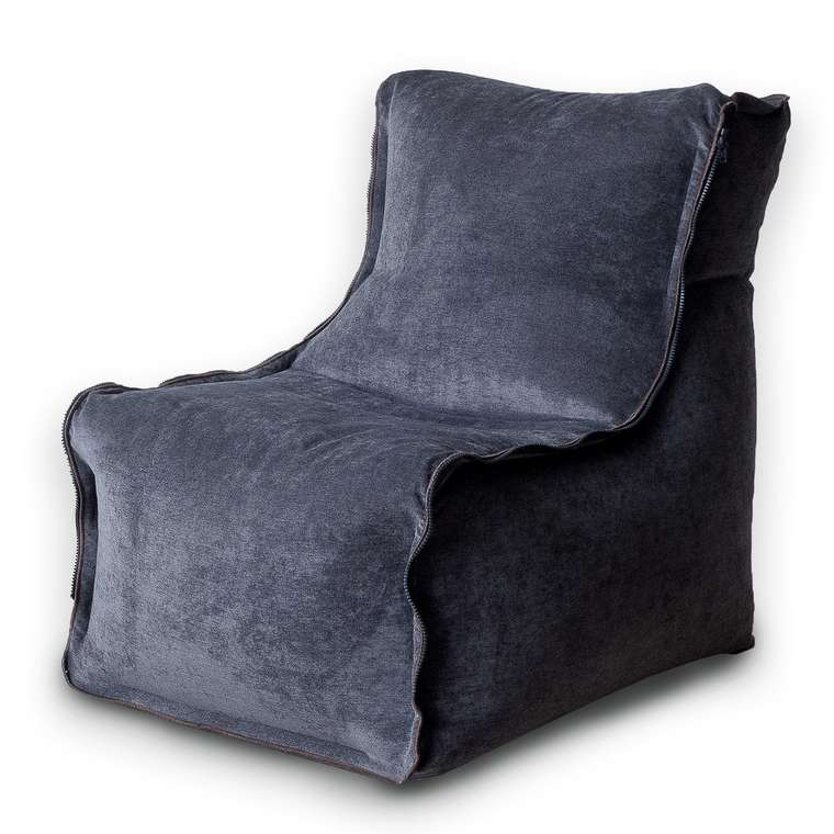 Кресло-мешок Лофт-Элит Гроза грифельно-серого цвета