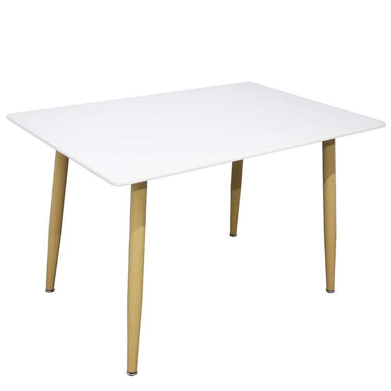 Обеденный стол с белой столешницей