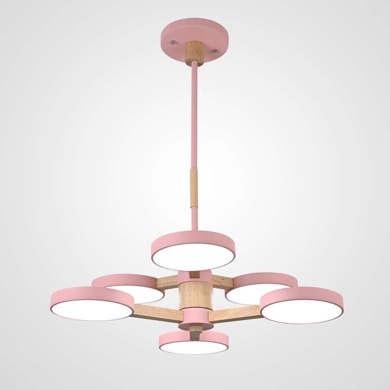 Подвесная люстра TURNA DBL L6 Pink