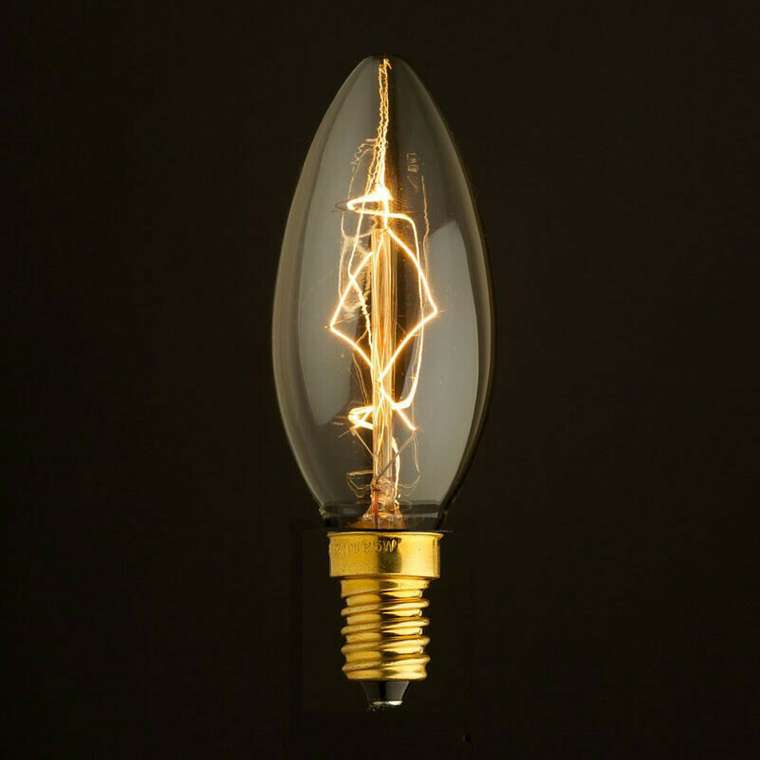 Ретро лампа накаливания (свеча) Loft It E14 40W 220V 3540 формы свечи