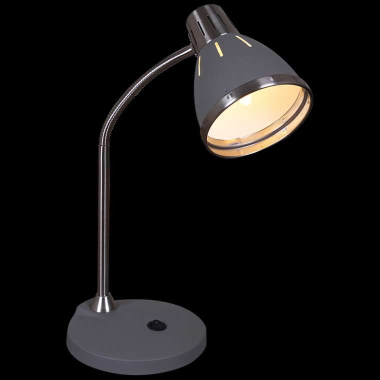 Настольная лампа 02155-0.7-01 GY (металл, цвет серый)
