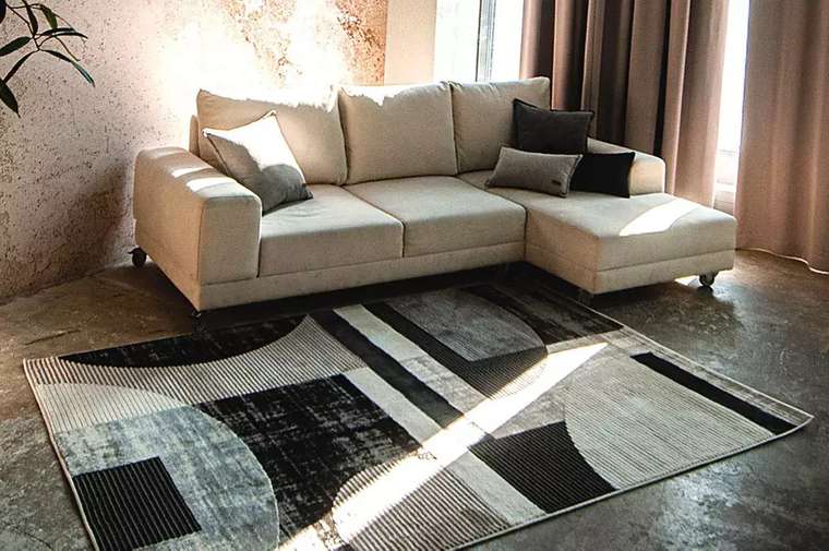 Ковер Penthouse 160x230 бежево-белого цвета