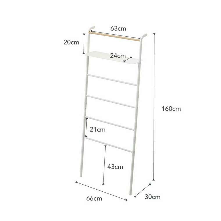 Вешалка Tower белого цвета
