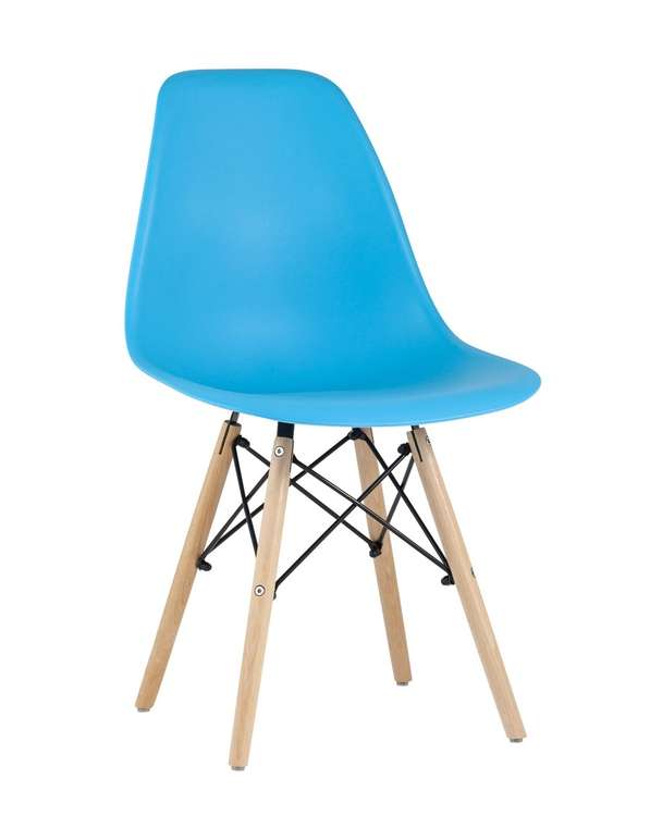 Стул Dsw Eames бирюзового цвета