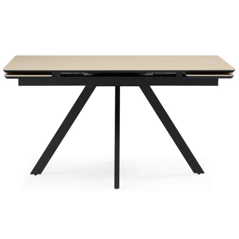 Обеденный стол Вилли 80х140 бежевого цвета