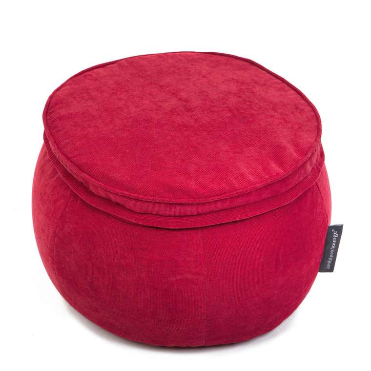 Бескаркасный пуф Ambient Lounge Wing Ottoman - Wildberry Deluxe (красный)Красный