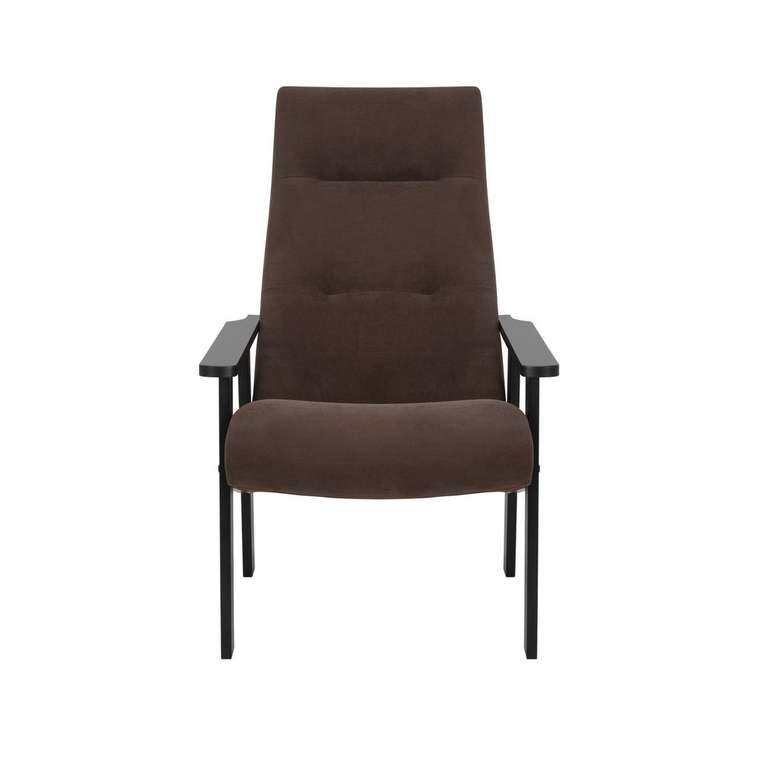 Кресло Retro темно-коричневого цвета