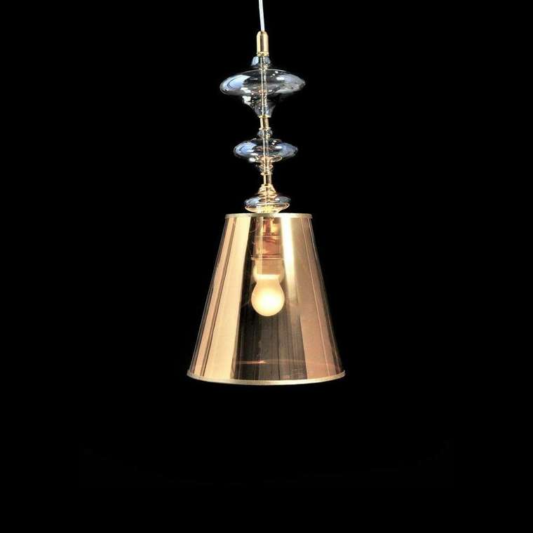 Подвесной светильник Veneziana LDP 1113 GD (пластик, цвет золото)