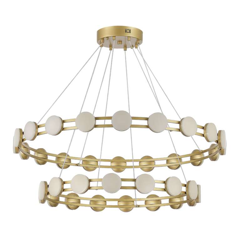 Светильник подвесной ST-Luce золотистый/белый LED 1*70W 4000K MONRO